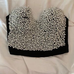 Pearl crop top